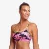 Funkita Ladies Sports Top Pop Palms