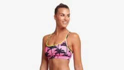 Funkita Ladies Sports Top Pop Palms
