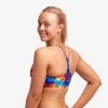 FUNKITA Ocean Galaxy Ladies Eco Swim Crop Top