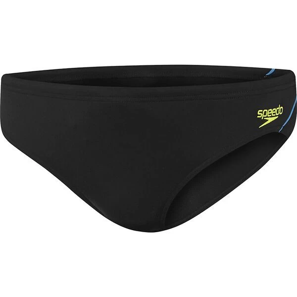 Speedo Boys Black Laguna/Zest Endurance+ Logo Brief - Image 2