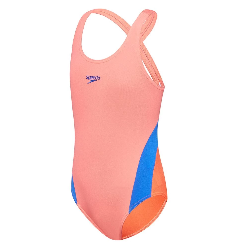 Speedo Toddler Girls Colour Block One Piece - Image 2