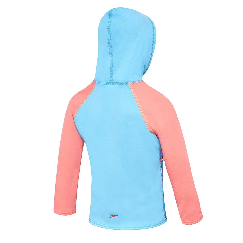 Speedo Toddler Girls Bubble World Hooded Long Sleeved Rashie