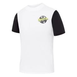 Speedo Boys White Icon Logo Short Sleeve Rashie