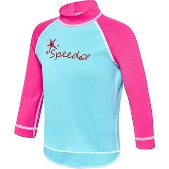 Speedo Toddler Girls Bella Logo Long Sleeve Sun Top - Image 2