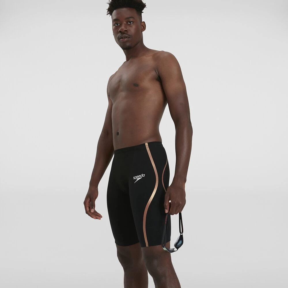 Speedo LZR Intent High Waist Jammer Black/Gold - Image 3