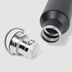 Speedo Black Metal Water Bottle