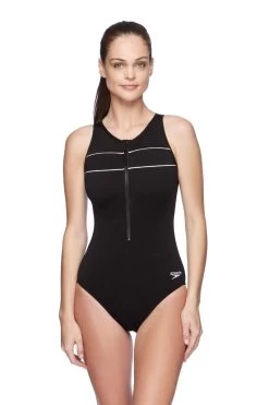 Speedo Womens Black/White Spirit Turbo Suit