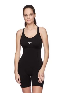 Speedo Womens Hydralift Black Legsuit
