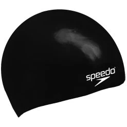 Speedo Junior Moulded Silicone Cap Black