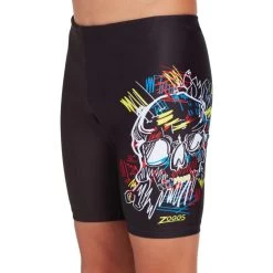 Zoggs Crazy Skull Boys Mid Jammer