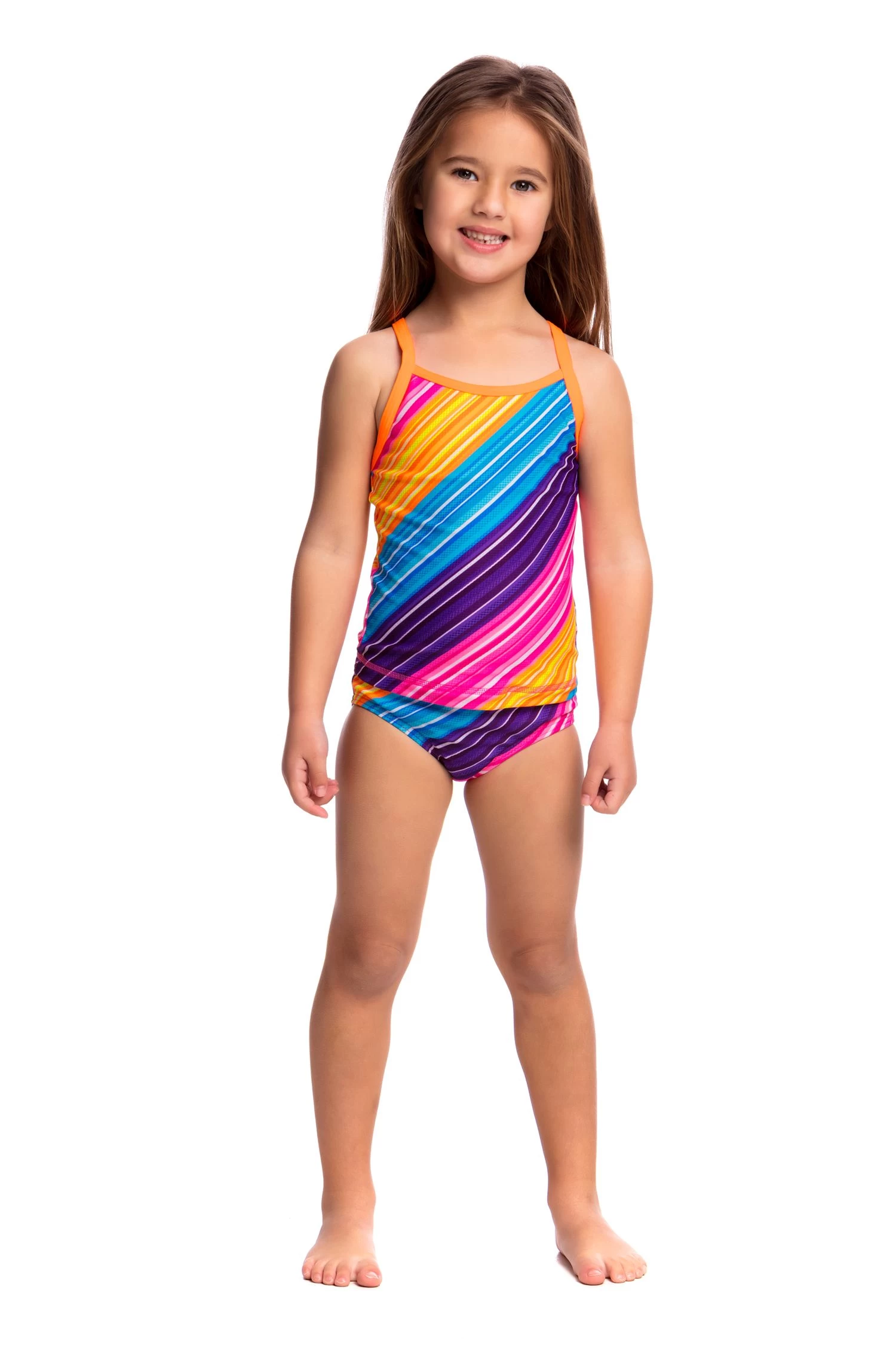 Funkita Fine Lines Toddler Girls Tankini - Image 2