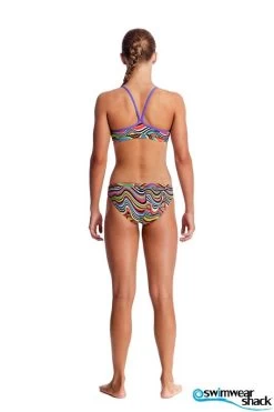 Funkita Girls Racerback Two Piece Dripping