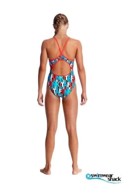 Funkita Girls Diamond Back One Piece Swim Squad