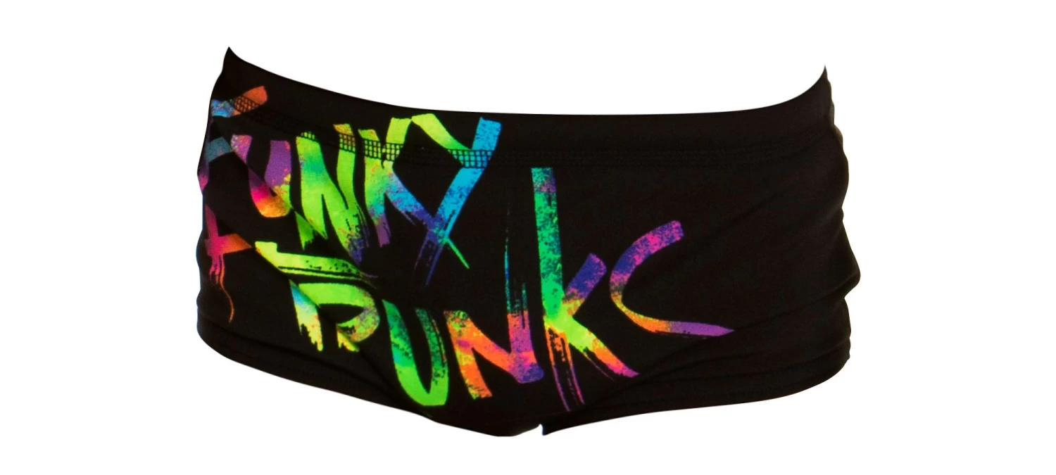 Funky Trunks Toddler Boys Trunk Tag Printed Trunks