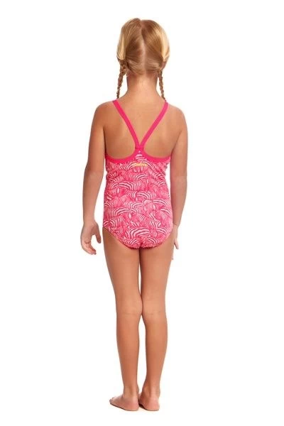 Funkita Toddler Girls Painted Pink Eco One Piece