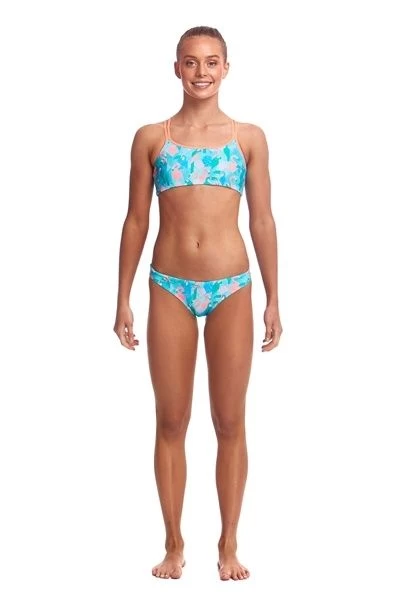 Funkita Girls Pastel Paradise Criss Cross Two Piece - Image 2