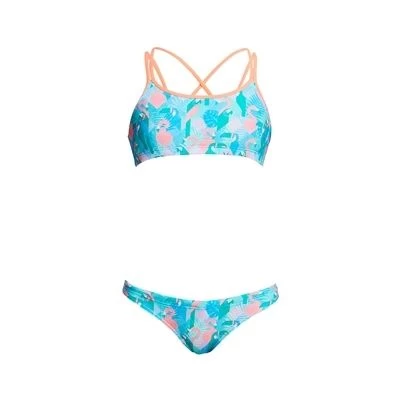 Funkita Girls Pastel Paradise Criss Cross Two Piece - Image 3