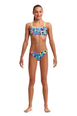 Funkita Bio Cell Girls Criss Cross Two Piece