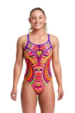 Primal Party Funkita Ladies Diamond Back One Piece