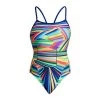 Funkita Land Lines Ladies Single Strap One Piece