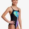 Funkita Icarus Ink Girls Single Strap One Piece