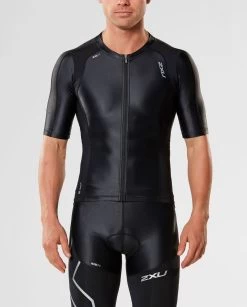 2XU Mens Compression Sleeved Tri Top