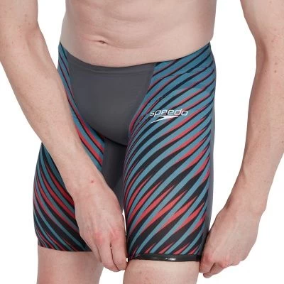 Speedo LZR Valor Jammer Charcoal/Teal/Red - Image 13