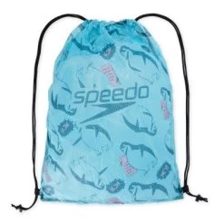Speedo Printed Mesh Bag Blue Pink