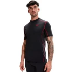 Mens Tech Short Sleeve Speedo Rash Top