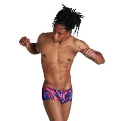 Speedo Mens Allover Digi Squad 14cm Trunk