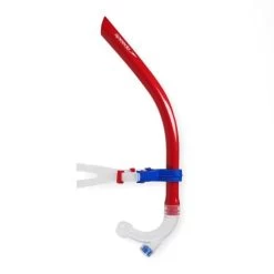 Speedo Centre Snorkel Red/Blue Flame