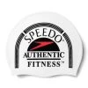 Speedo Printed Silicone Cap White