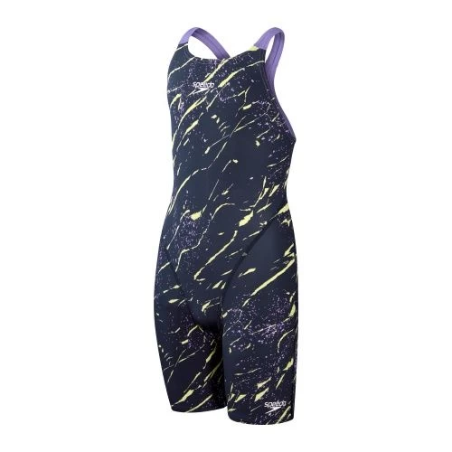 Speedo Girls Fastskin Endurance+ Openback Navy/Lilac - Image 7