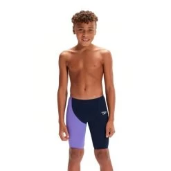 Speedo Fastskin Boys Endurance+ High Waisted Jammer Navy