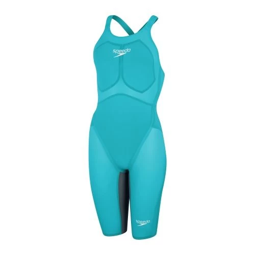 Speedo Womens LZR Pure Valor Closedback Aqua/Charcoal - Image 7
