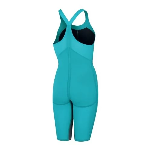 Speedo Womens LZR Pure Valor Closedback Aqua/Charcoal - Image 8