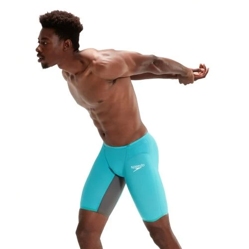 Speedo Mens LZR Pure Valor Jammer Aqua - Image 2