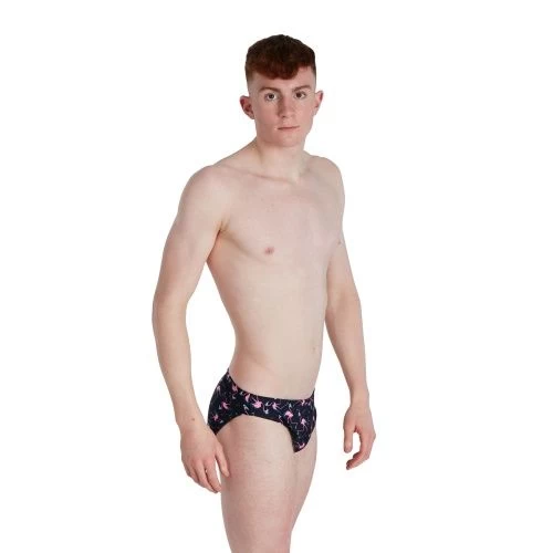 Speedo Mens Flamingo Flare 5cm Allover Brief - Image 5