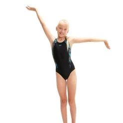 Girls HyperBoom Splice Speedo Muscleback