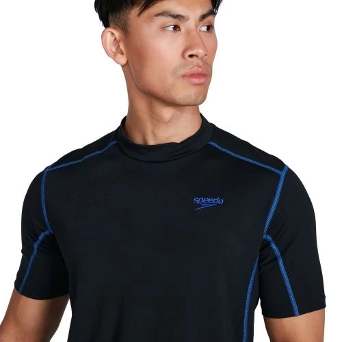 Speedo Mens Tech Short Sleeve Rash Top - Image 3