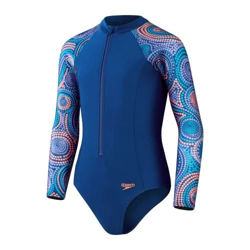Girls Speedo Long Sleeve Swimsuit - Image 7