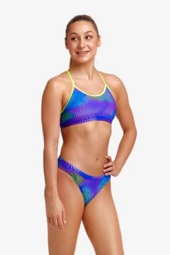 Funkita Girls Racerback Two Piece Screen Time