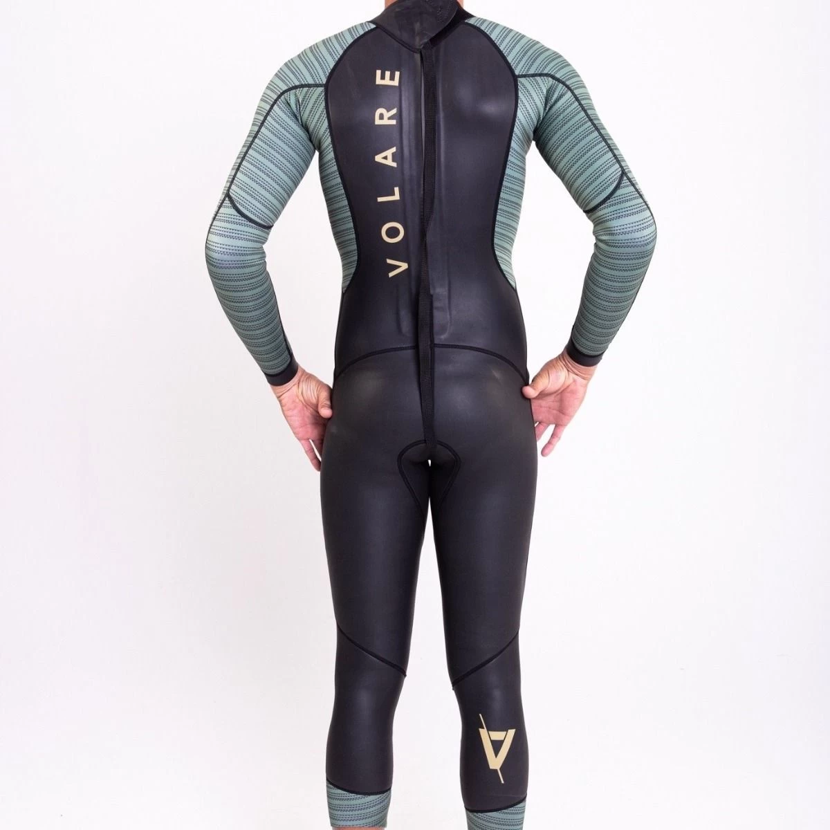 Volare Mens V1 Green Room Triathlon Wetsuit - Image 2