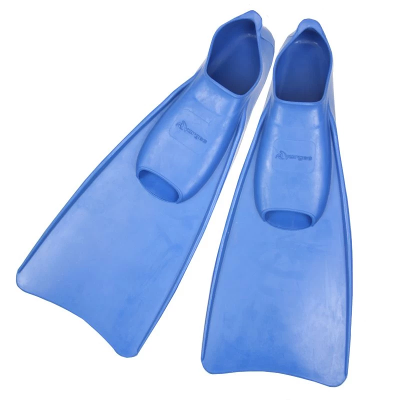 Vorgee Tech Long Blade Swim Fins - Blue - Adult - Image 2