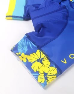 Volare Womens Sleeved Aero Tri Suit- Hibiscus