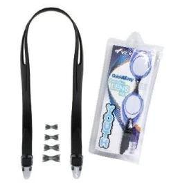 View Junior Goggle Strap Set Black